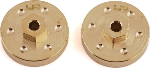 Yeah Racing SCX24 Brass Wheel Hex Hub (2) (6.75g)