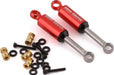 Yeah Racing SCX24 Internal Spring Shocks (2) (Red)