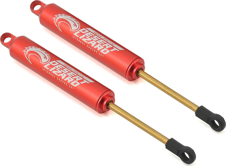 Yeah Racing 120mm Desert Lizard Two Stage Internal Spring Shock (2) (Red)