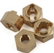 Yeah Racing Traxxas TRX-4M Brass Hex Adapters (4) (1g)
