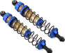 Yeah Racing Traxxas Slash/Stampede/Bandit Aluminum Big Bore Shocks (Blue) (2)