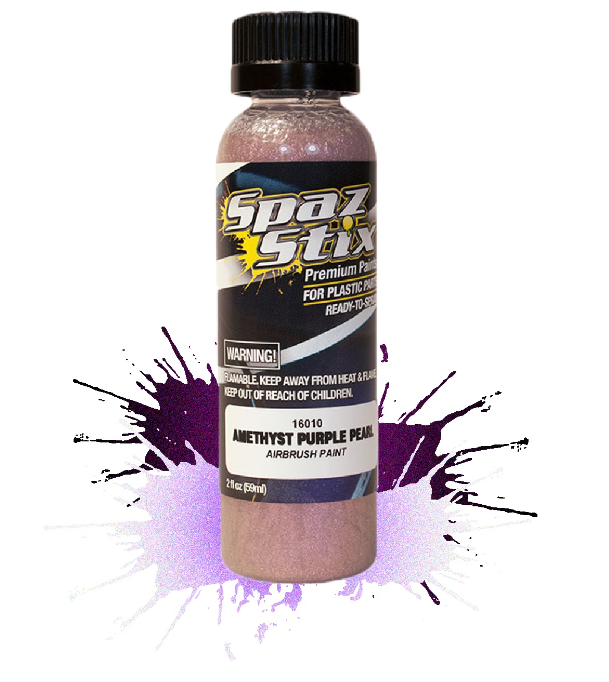 Amethyst Purple Pearl Airbrush Ready Paint, 2oz Bottle