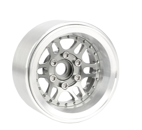 1.9  Aluminum Crawler Wheels Offset -10mm Titanium