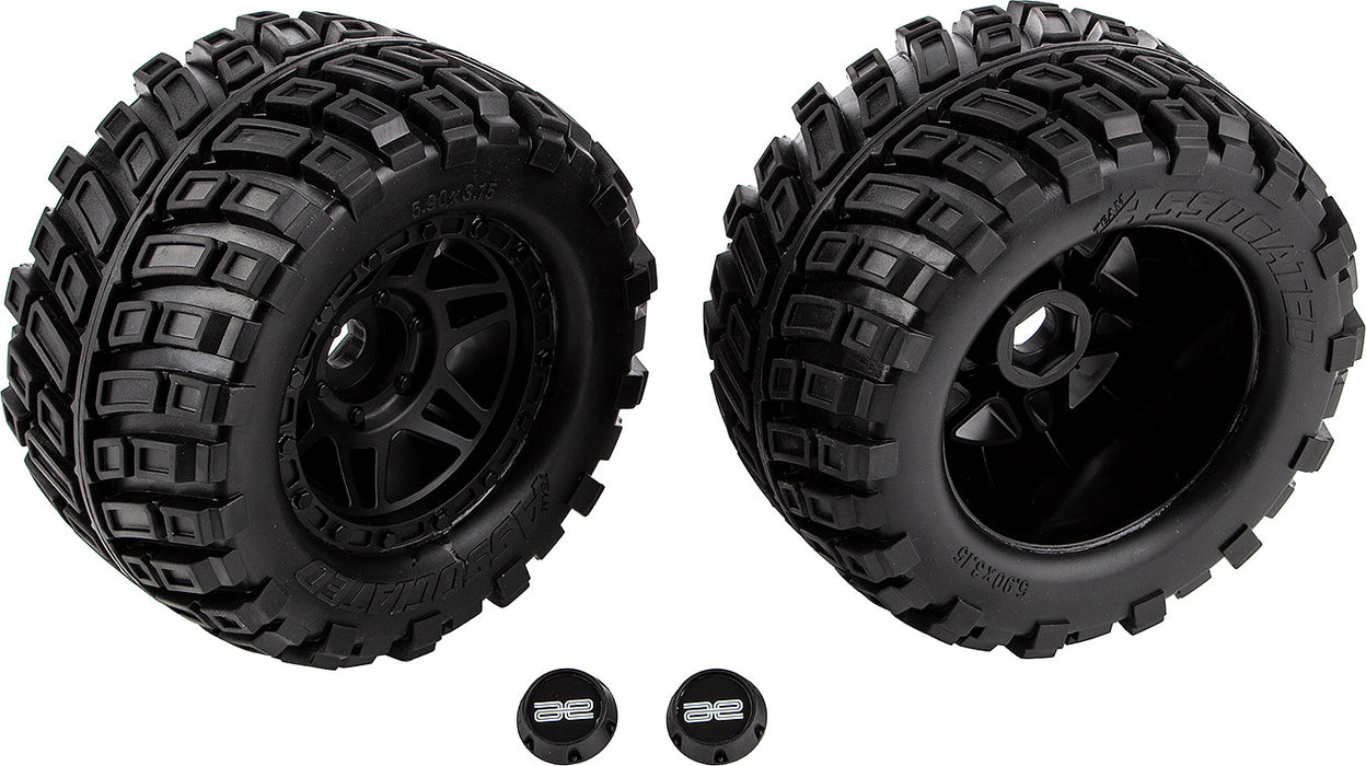 Rival MT8 Tires and Wheels, Mounted