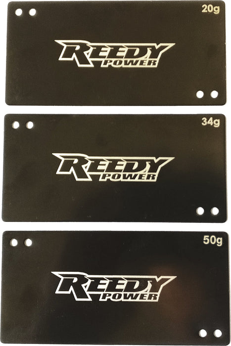 Shorty Battery Weight Set, 20g, 34g, 50g