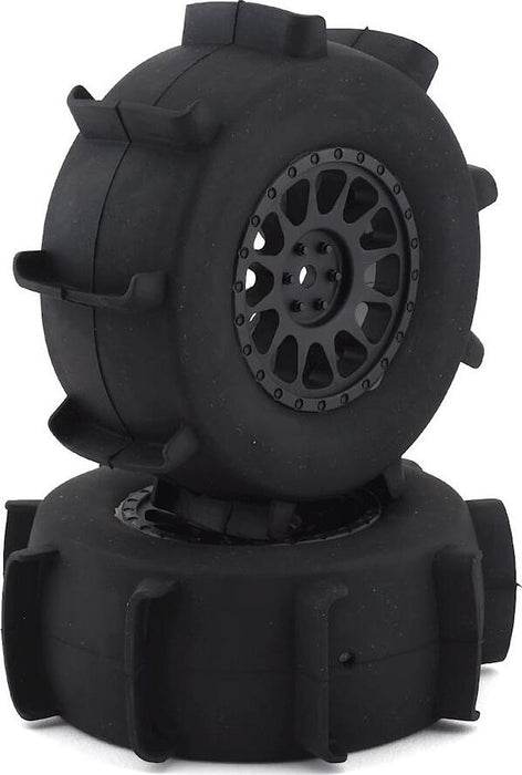 Sand Paddle Pre-Mounted Rear Tires w/Method Wheels (Black)