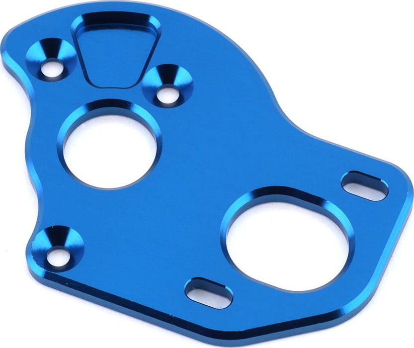 RC10T6.2 Laydown Motor Plate (Blue)