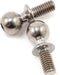6mm Factory Team Heavy Duty Titanium Ball Stud Set (2)