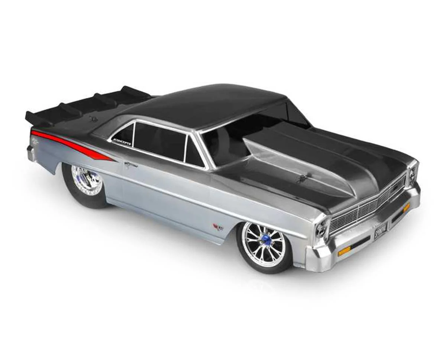 1/10 1966 Chevy II Nova Street Eliminator Clear Body