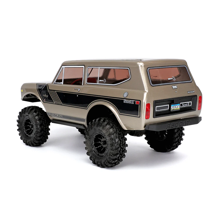 Redcat Ascent-18 International Scout II Brushless - 1/18 Scale Brushless Electric Rock Crawler-Gold Dust