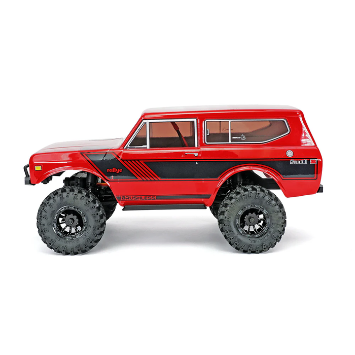 Redcat Ascent-18 International Scout II Brushless - 1/18 Scale Brushless Electric Rock Crawler-Red