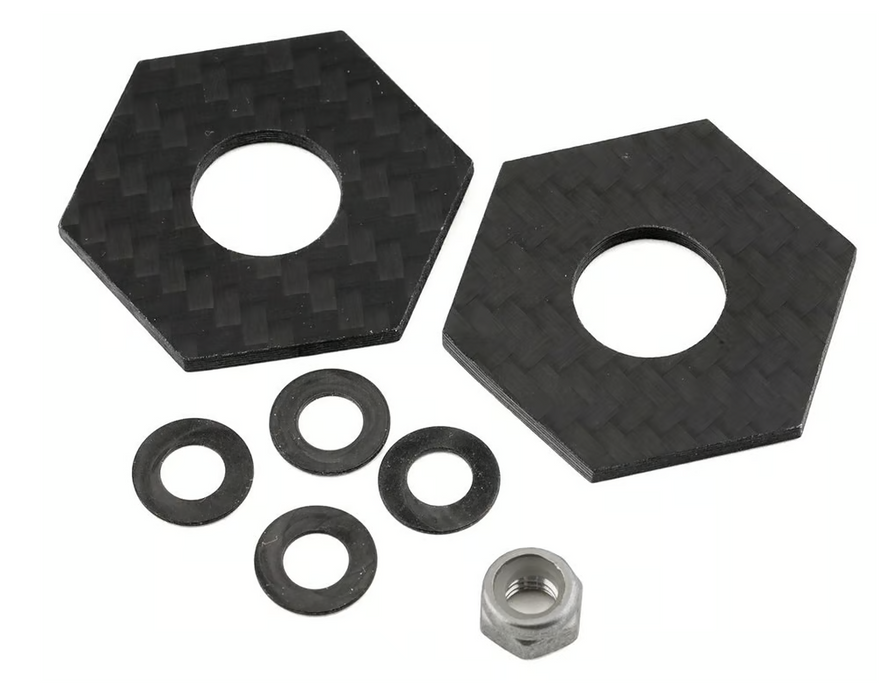 BowHouse RC SCX6 SVT Carbon Fiber Slipper Pads
