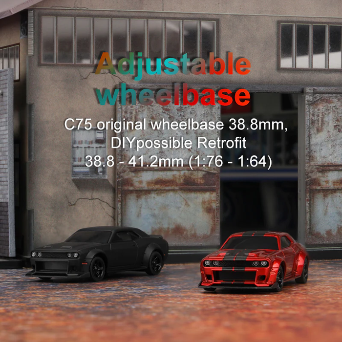 Turbo Racing C74 1:76 On-Road Car RTR - Black