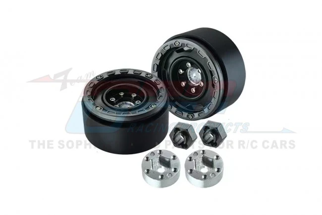 ALUMINUM 1.33 INCH BEADLOCK WHEEL RIMS SET (4 POLES)