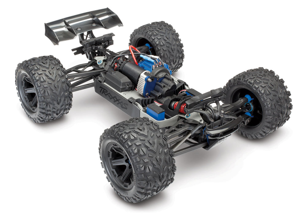 E-Revo® VXL Brushless:  1/10 Scale 4WD Brushless Electric Monster Truck with TQi 2.4GHz Traxxas Link™ Enabled Radio System and Traxxas Stability Management (TSM)®