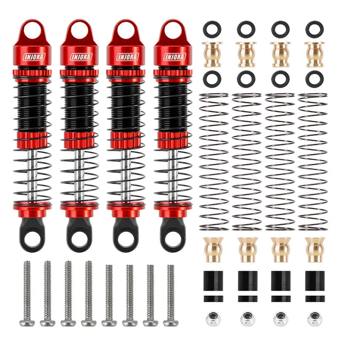 53mm Threaded Oil Shocks For 1/18 Redcat Ascent18 (Grey)