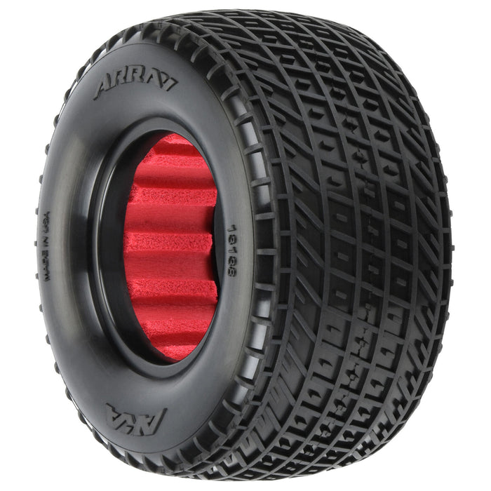 AKA PRODUCTS, INC. 1/10 Array Super Soft Longwear Rear 1.7"/2.2" Dirt Oval Tires (2)