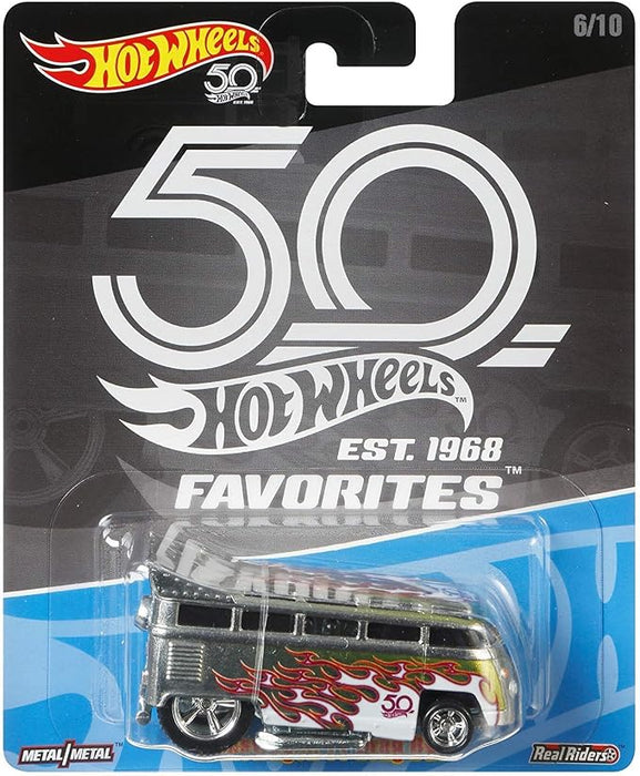 Hot Wheels 50th Anniversary Favs Volkswagen T1 Drag Bus 6/10