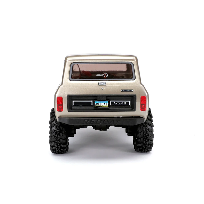 Redcat Ascent-18 International Scout II Brushless - 1/18 Scale Brushless Electric Rock Crawler-Gold Dust