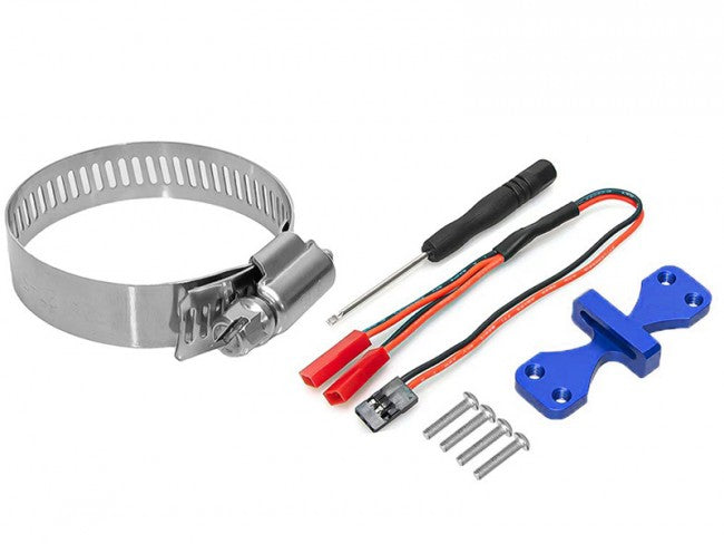 Aluminum cooling fan belt mount for dual fans(1) 30*30