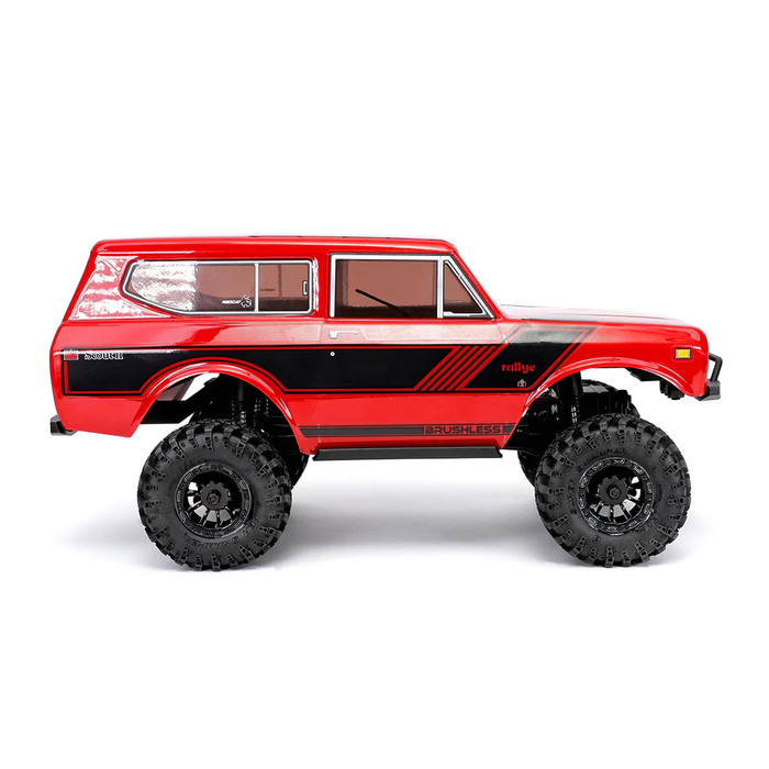 Redcat Ascent-18 International Scout II Brushless - 1/18 Scale Brushless Electric Rock Crawler-Red