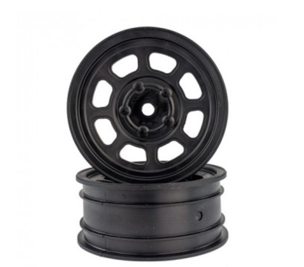 Speedway Buggy Wheels for Associated B6 / Customworks 4 / Front / BLACK / 4pcs