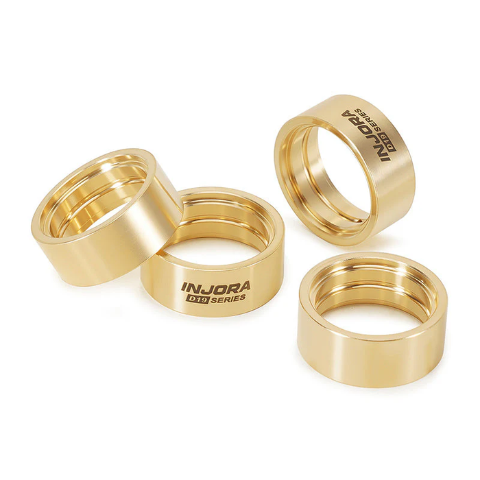 10.1g Brass Inner Clamp Rings for INJORA 0.7" D19 Wheels