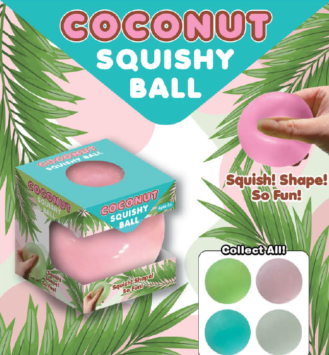 Zorbitz Coco-Nut Squishy Ball