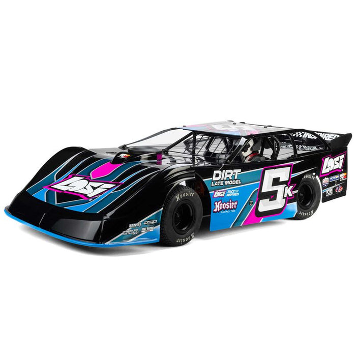 (Pre-Order) 22S Dirt Late Model, 1/10 2WD RTR Dirt Oval, Blue