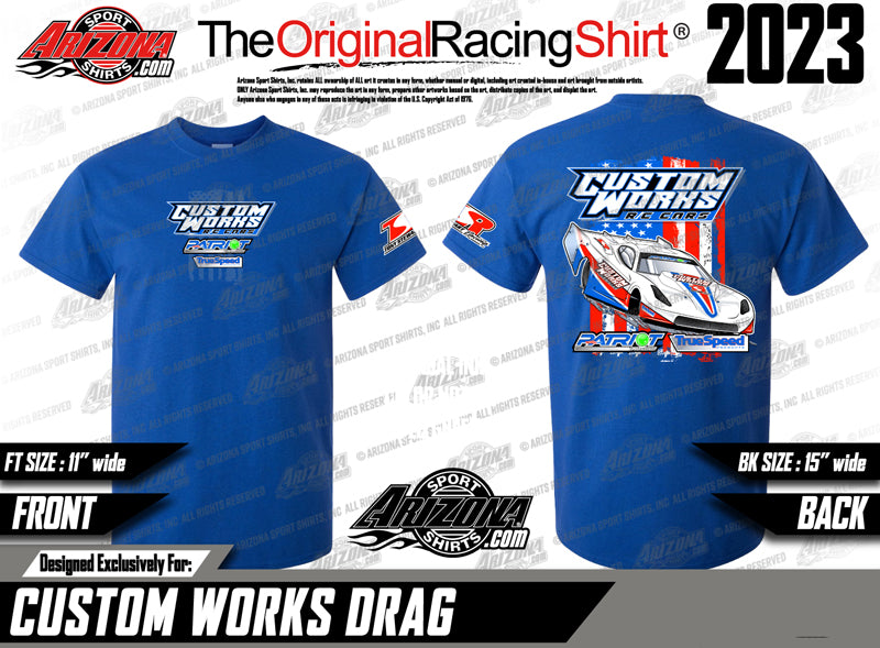 2023 Blue Drag Shirt 3x