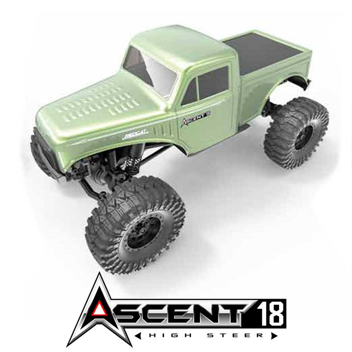 Redcat Ascent-18 1/18 Scale Brushed Electric Rock Crawler Green
