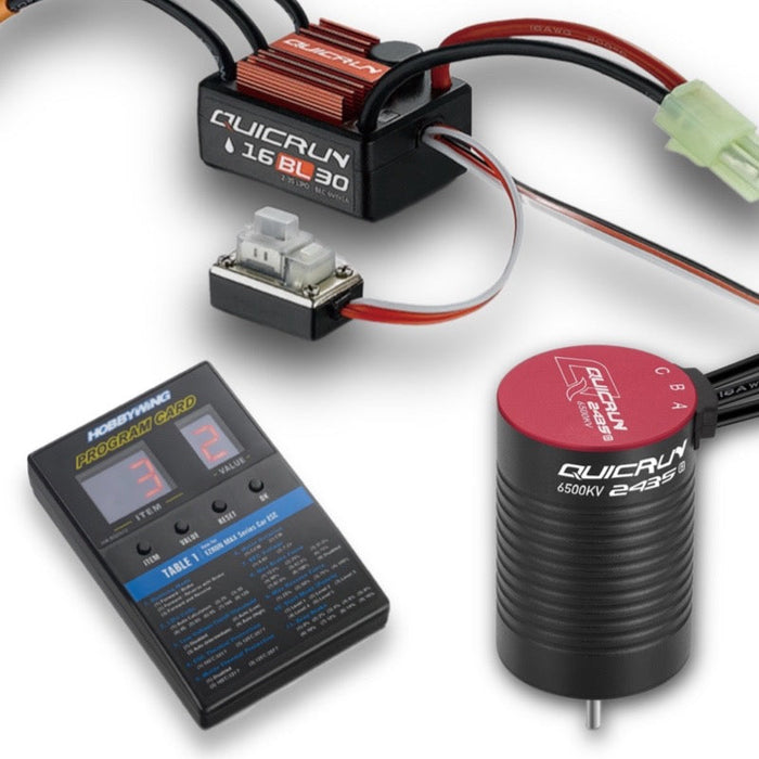 QUICRUN WP 16BL30 COMBO (Bundled) ESC + QR2435 motor G3 (4500kv) + Programmer
