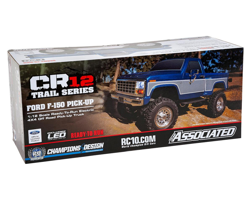 Team Associated 40002 CR12 Ford F-150 Pick-Up RTR, Blue