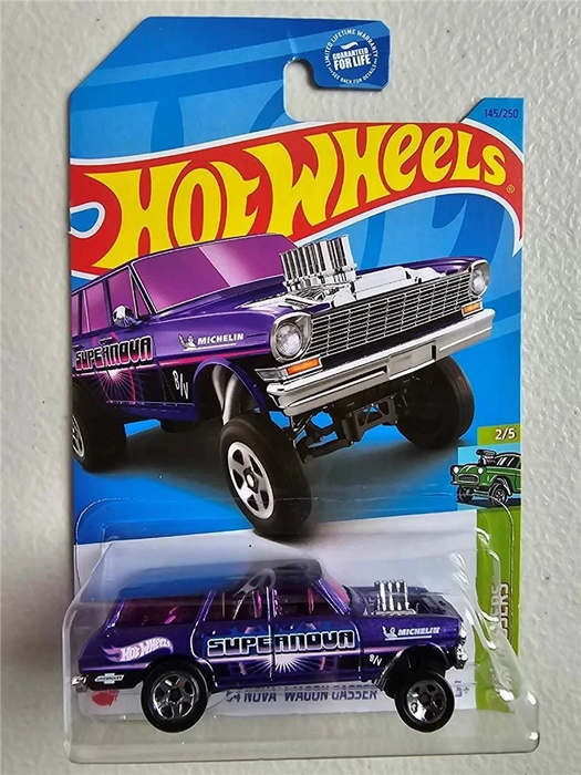 2023 Hot Wheels 145/250 HKH63 '64 Nova Wagon Gasser HW Gassers 2/5