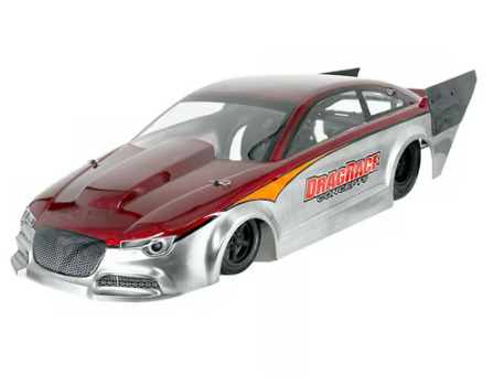 DragRace Concepts R5 Outlaw 1/10 No Prep Drag Race Body (Clear)