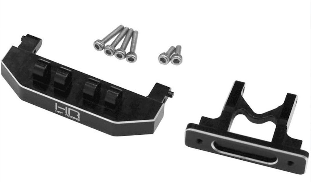 Hot Racing Axial SCX24 Aluminum Rear Body Mount Support (Black)