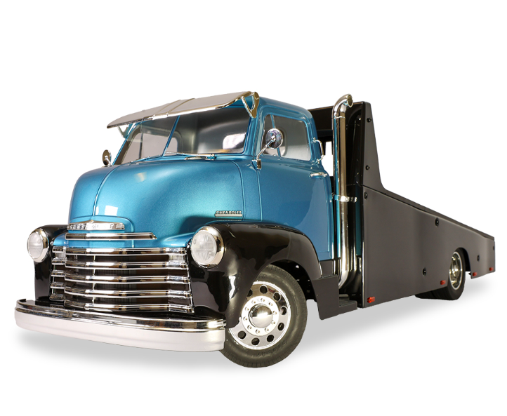 REDCAT CUSTOM HAULER - 1953 CHEVROLET COE - METALLIC BLUE