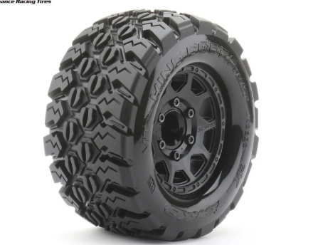 Powerhobby 1/10 2.8 MT King Cobra Belted Tires (2) with Removable Hex Wheels