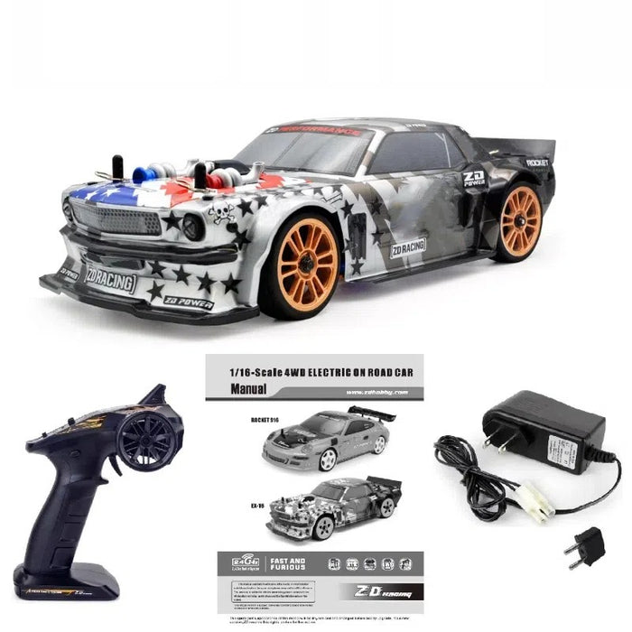 EX16 03 RTR 1/16 RC Touring Car 2.4G 4WD 40km/h Brushed