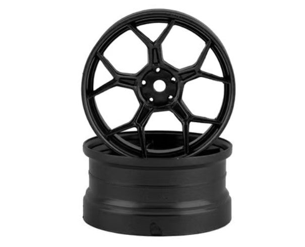 DS Racing Feathery Split Spoke Drift Rim (Gunmetal) (2) (6mm Offset)