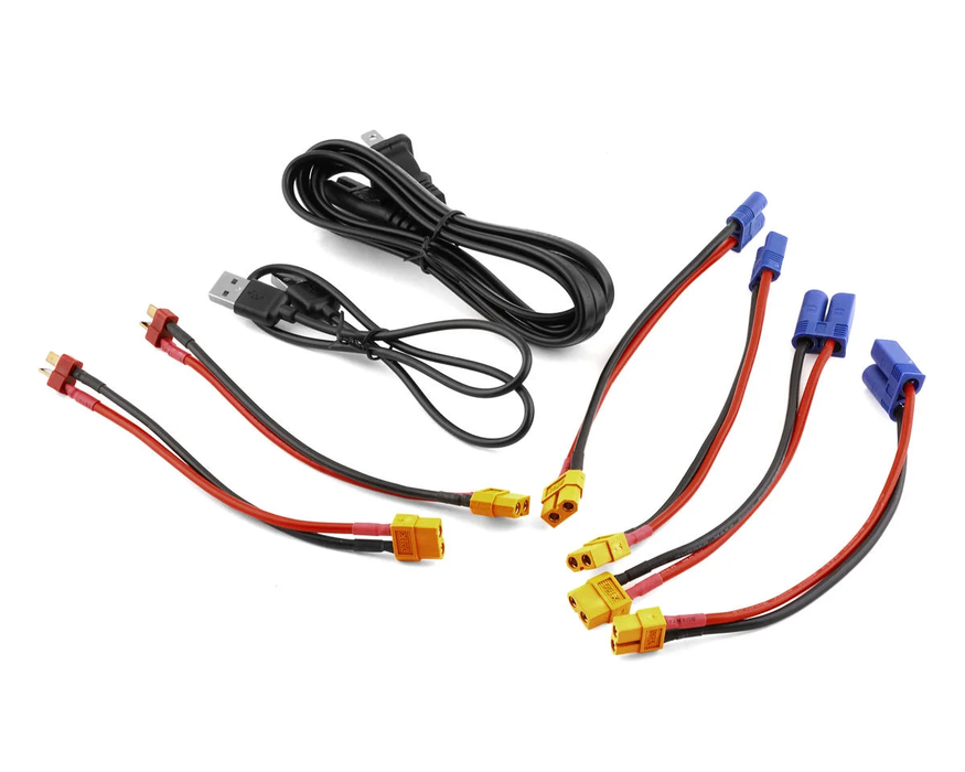 Gens Ace G-Tech Smart 3S Bundle w/Two 3S 60C EC5 LiPo Batteries (5300mAh) & IMars D300 Charger