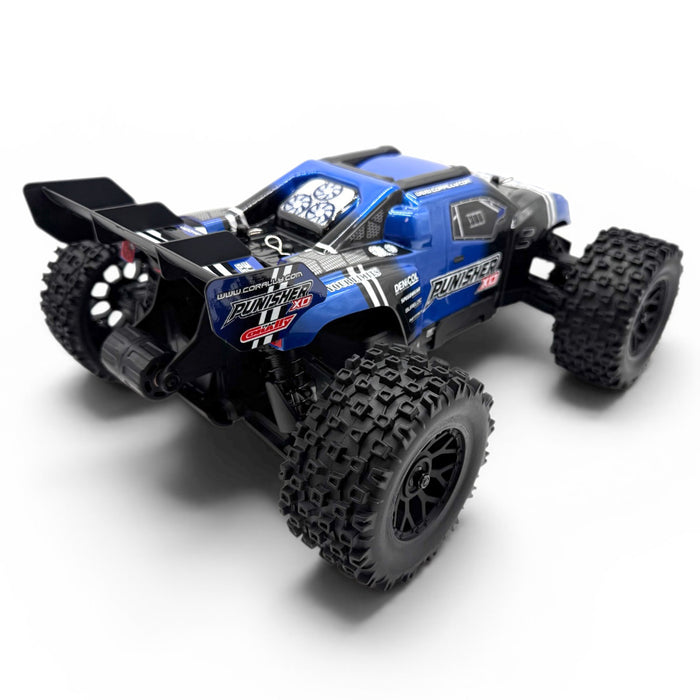 Punisher XD 4WD 2S Small Scale, RTR Monster Truck, Blue