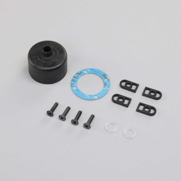 Team Losi Racing Heavy Duty Differential Case, V2: 8X (INCOMPLETE)