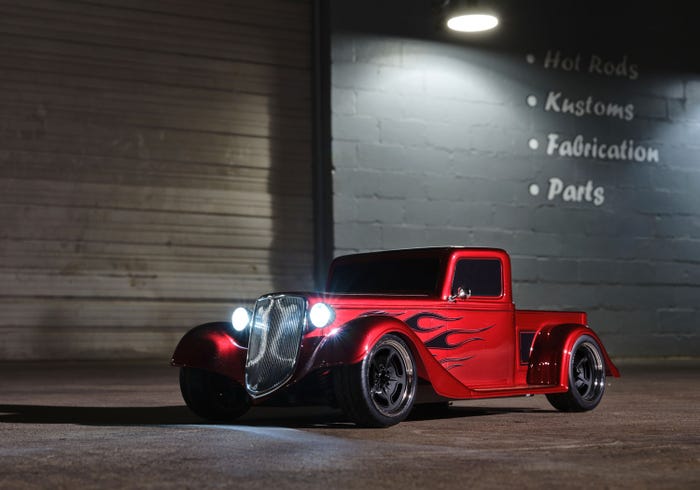 Factory Five '35 Hot Rod Truck:  1/10 Scale AWD Electric Truck with TQ 2.4GHz radio system