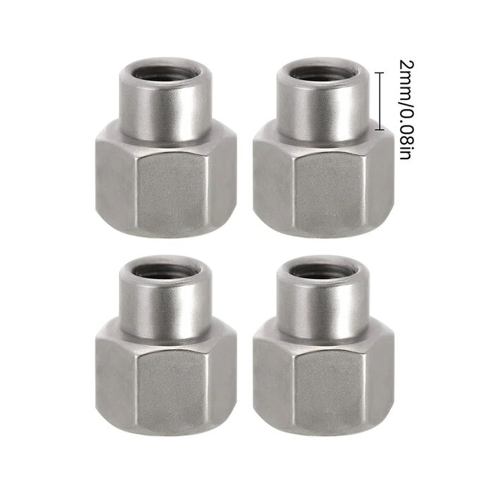 4PCS 2mm M2 Long Nuts for 1/24 SCX24 AX24