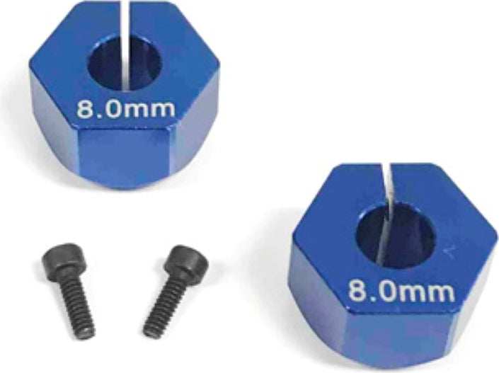 12mm Clamping Hex for 5mm Axle, 8mm Offset (pr)