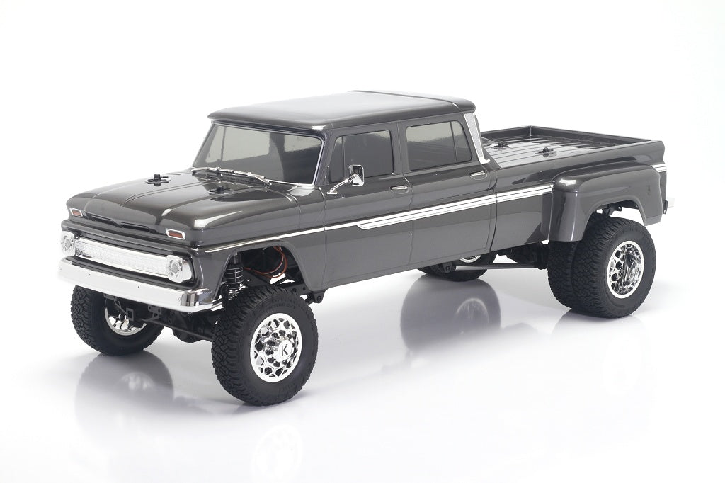 Ready to Run Vintage Inspired Lifted Dually
The Sicario 1/10 RTR Custom Dually Truck combines vintage charm with modern off-road capability. Featuring a classic four-door pickup design reminiscent of 1960s American trucks, it sports a sculpted front...