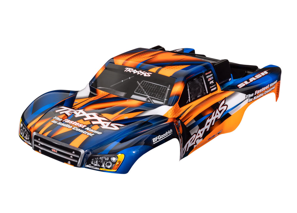 SLASH 2WD, BODY, ORNG/BLUE