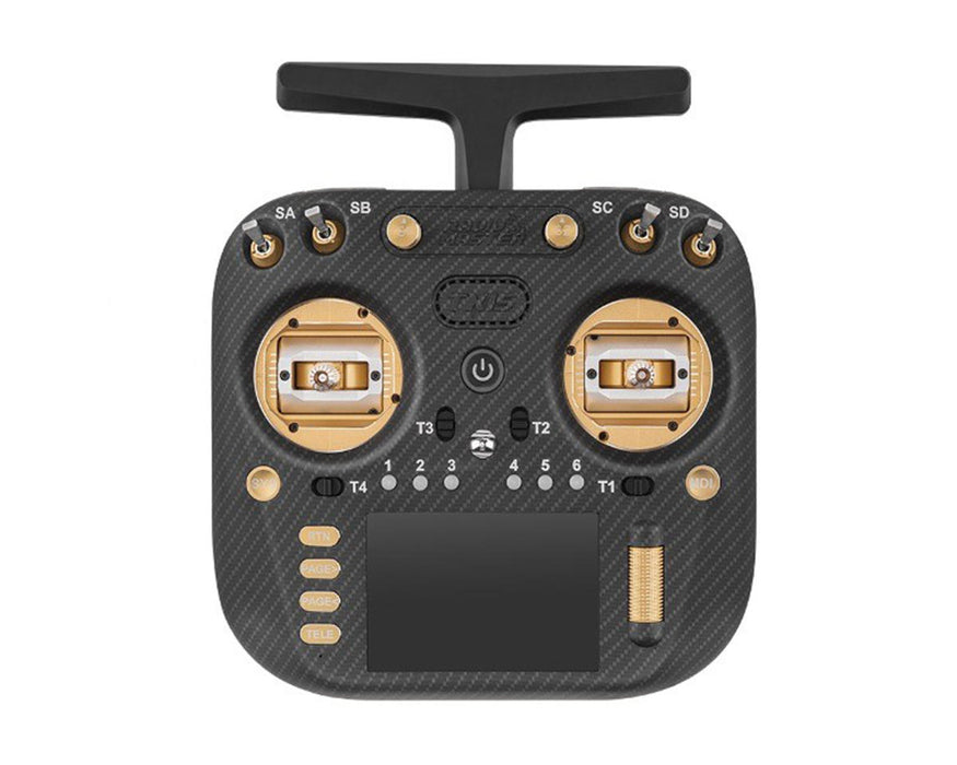 RadioMaster TX15 Max Dual-Band 2.4GHz/900MHz 16-Channel Radio System (Gold) (ELRS) w/AG02 Gimbals