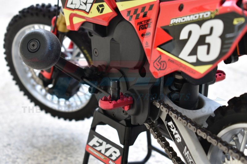 PROMOTO-MX MOTORCYCLE Aluminum 7075-T6 Foot Pegs set (RED)